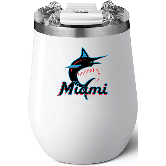 Brumate Uncorkd XL Wine Tumbler with Miami Marlins Primary Logo