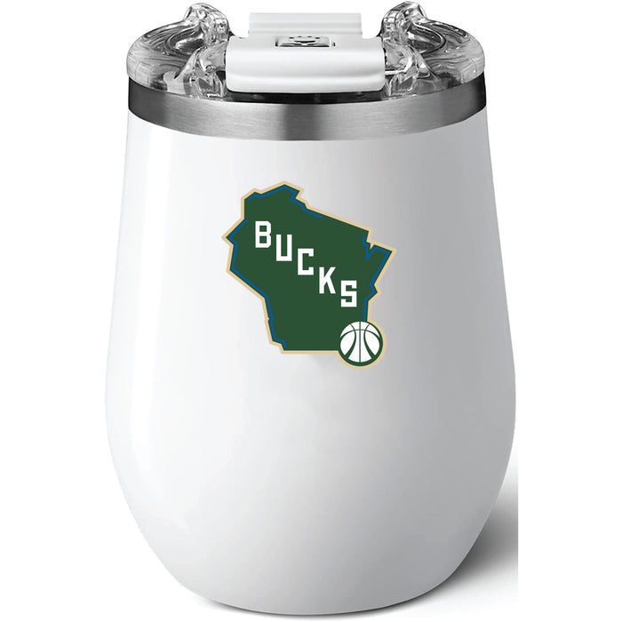 Brumate Uncork'd XL Wine Tumbler with Milwaukee Bucks Alternate 2 Logo