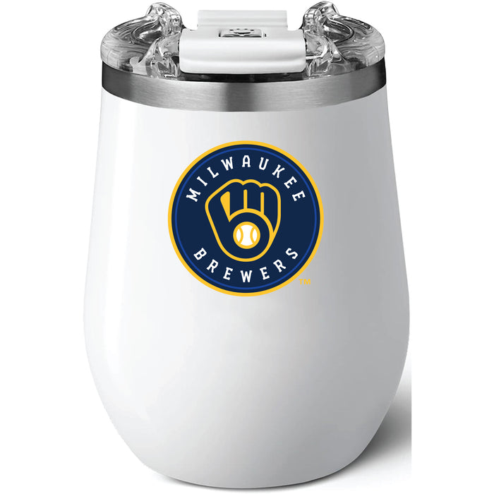 Brumate Uncorkd XL Wine Tumbler with Milwaukee Brewers Primary Logo