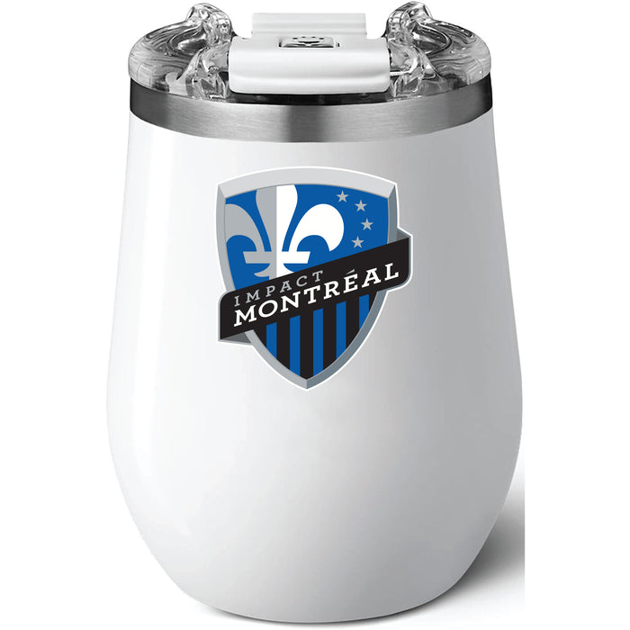 Brumate Uncorkd XL Wine Tumbler with Montreal Impact Primary Logo