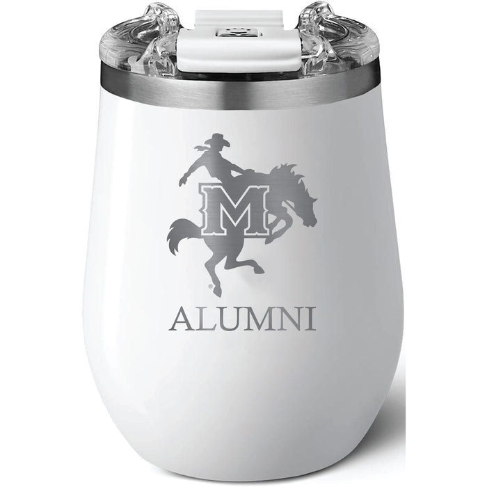 Brumate Uncorkd XL Wine Tumbler with McNeese State Cowboys Alumni Primary Logo