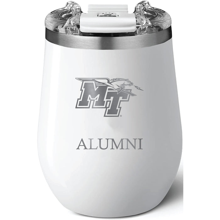 Brumate Uncorkd XL Wine Tumbler with Middle Tennessee State Blue Raiders Alumni Primary Logo