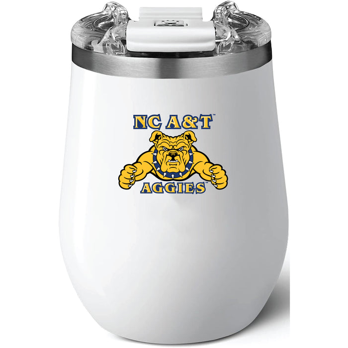 Brumate Uncorkd XL Wine Tumbler with North Carolina A&T Aggies Primary Logo