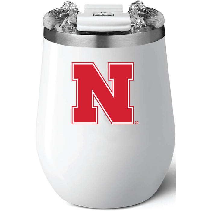 Brumate Uncorkd XL Wine Tumbler with Nebraska Cornhuskers Primary Logo