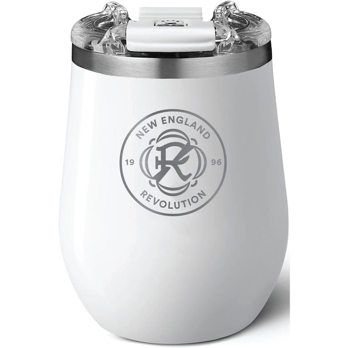 Brumate Uncorkd XL Wine Tumbler with New England Revolution Primary Logo
