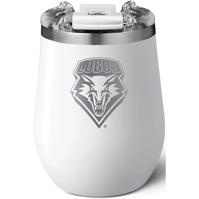 Brumate Uncorkd XL Wine Tumbler with New Mexico Lobos Primary Logo