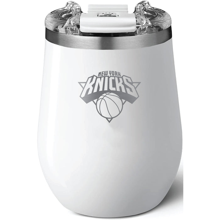 Brumate Uncorkd XL Wine Tumbler with New York Knicks Etched Primary Logo