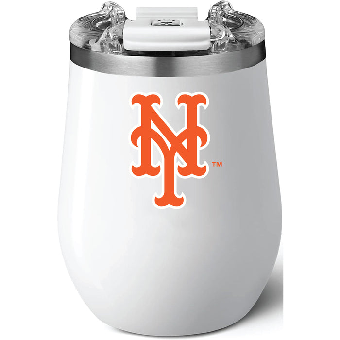 Brumate Uncorkd XL Wine Tumbler with New York Mets Primary Logo