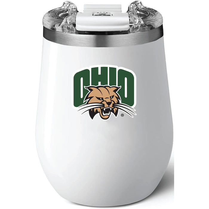 Brumate Uncorkd XL Wine Tumbler with Ohio University Bobcats Primary Logo