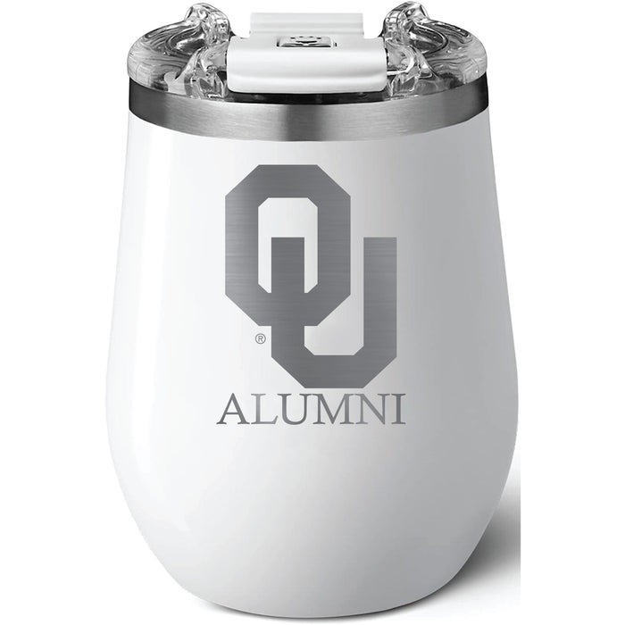 Brumate Uncorkd XL Wine Tumbler with Oklahoma Sooners Alumni Primary Logo