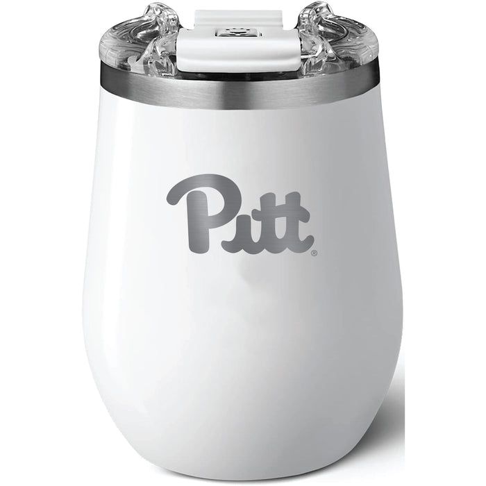 Brumate Uncorkd XL Wine Tumbler with Pittsburgh Panthers Primary Logo
