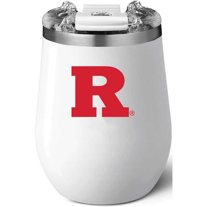 Brumate Uncorkd XL Wine Tumbler with Rutgers Scarlet Knights Primary Logo