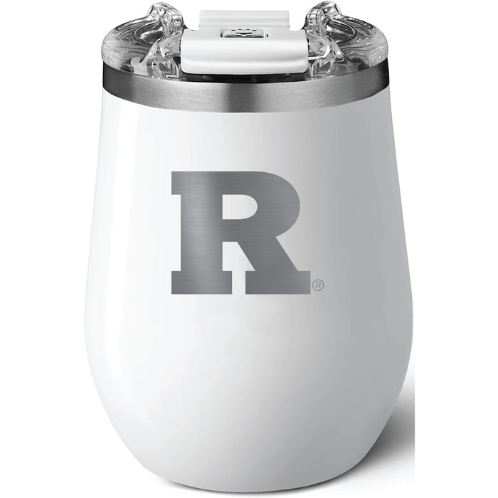 Brumate Uncorkd XL Wine Tumbler with Rutgers Scarlet Knights Primary Logo