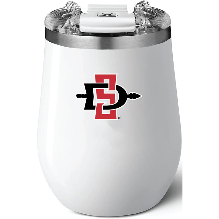 Brumate Uncorkd XL Wine Tumbler with San Diego State Aztecs Primary Logo