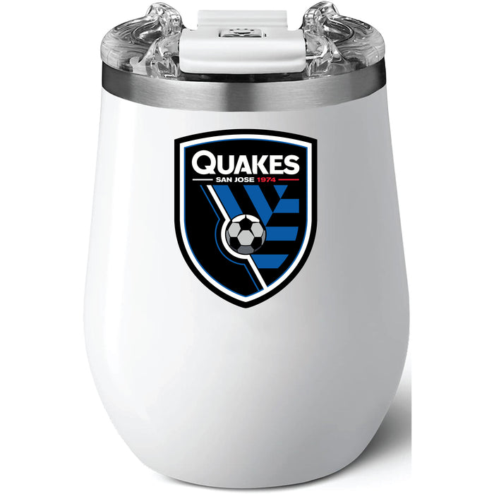 Brumate Uncorkd XL Wine Tumbler with San Jose Earthquakes Primary Logo