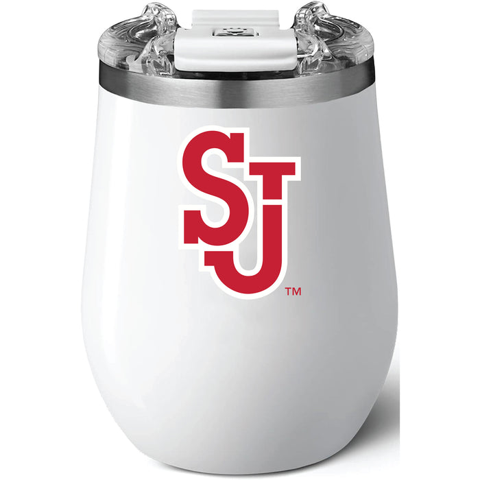 Brumate Uncorkd XL Wine Tumbler with St. John's Red Storm Primary Logo