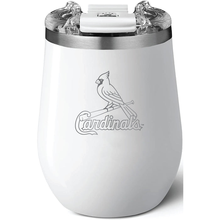 Brumate Uncorkd XL Wine Tumbler with St. Louis Cardinals Primary Logo