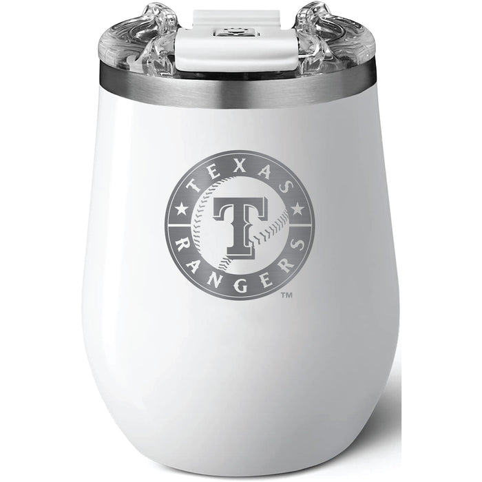 Brumate Uncorkd XL Wine Tumbler with Texas Rangers Primary Logo