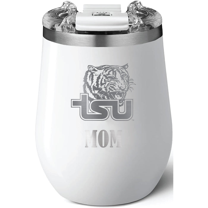 Brumate Uncorkd XL Wine Tumbler with Tennessee State Tigers Mom Primary Logo