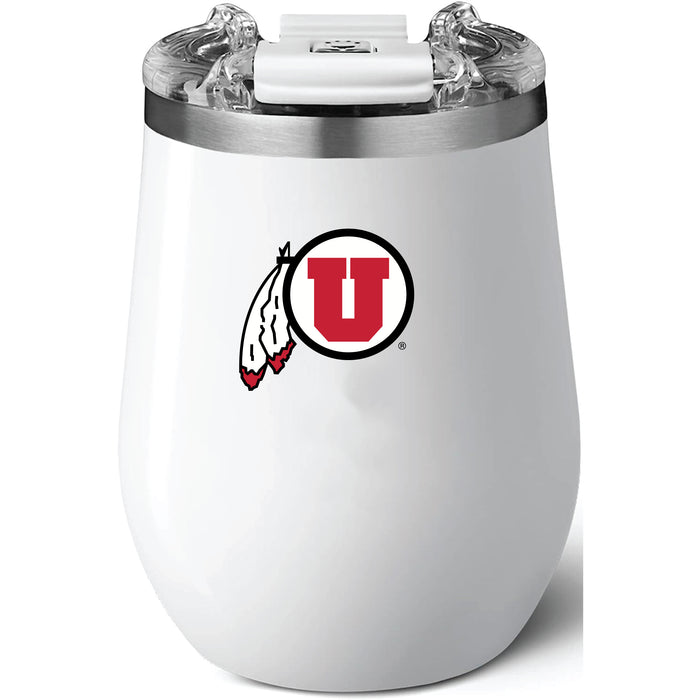 Brumate Uncorkd XL Wine Tumbler with Utah Utes Primary Logo