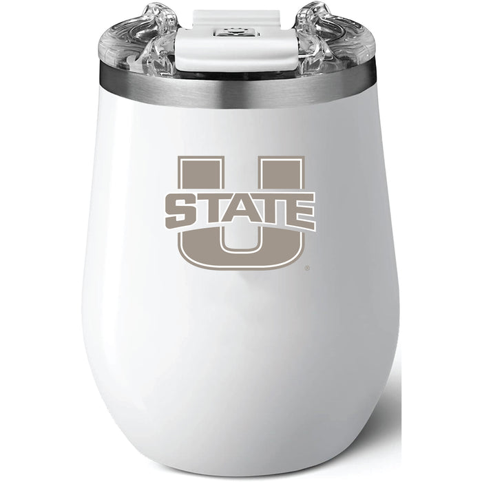 Brumate Uncorkd XL Wine Tumbler with Utah State Aggies Primary Logo