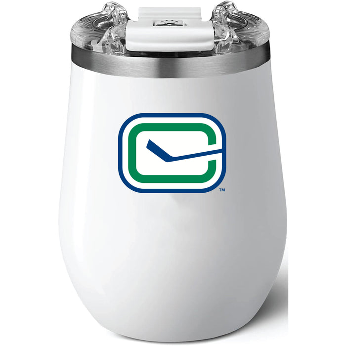 Brumate Uncorkd XL Wine Tumbler with Vancouver Canucks Secondary Logo