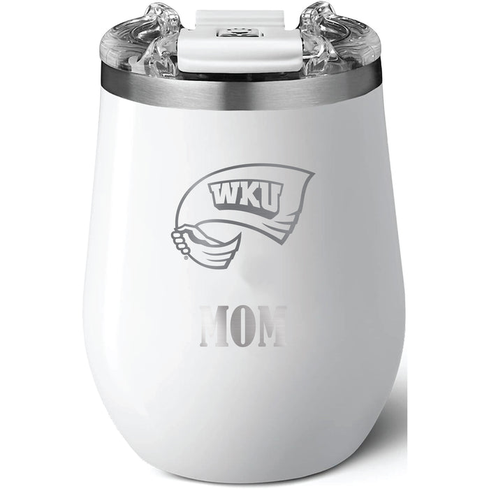 Brumate Uncorkd XL Wine Tumbler with Western Kentucky Hilltoppers Mom Primary Logo