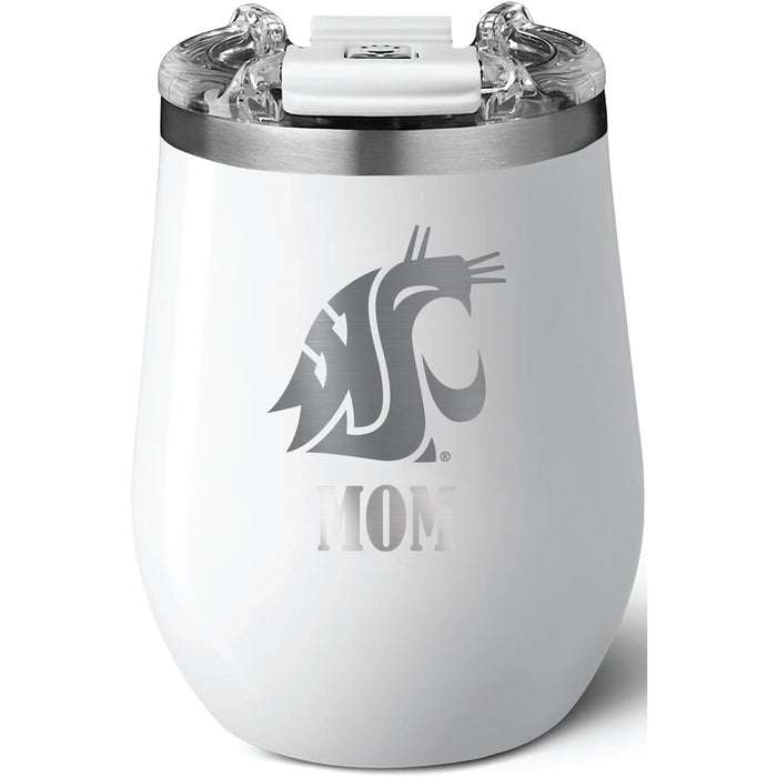 Brumate Uncorkd XL Wine Tumbler with Washington State Cougars Mom Primary Logo