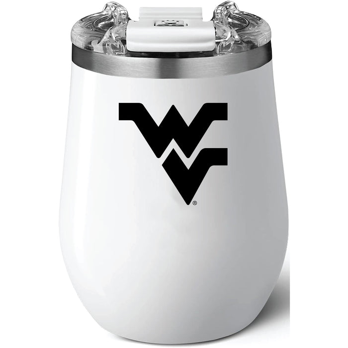 Brumate Uncorkd XL Wine Tumbler with West Virginia Mountaineers Primary Logo