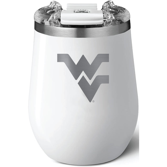 Brumate Uncorkd XL Wine Tumbler with West Virginia Mountaineers Primary Logo