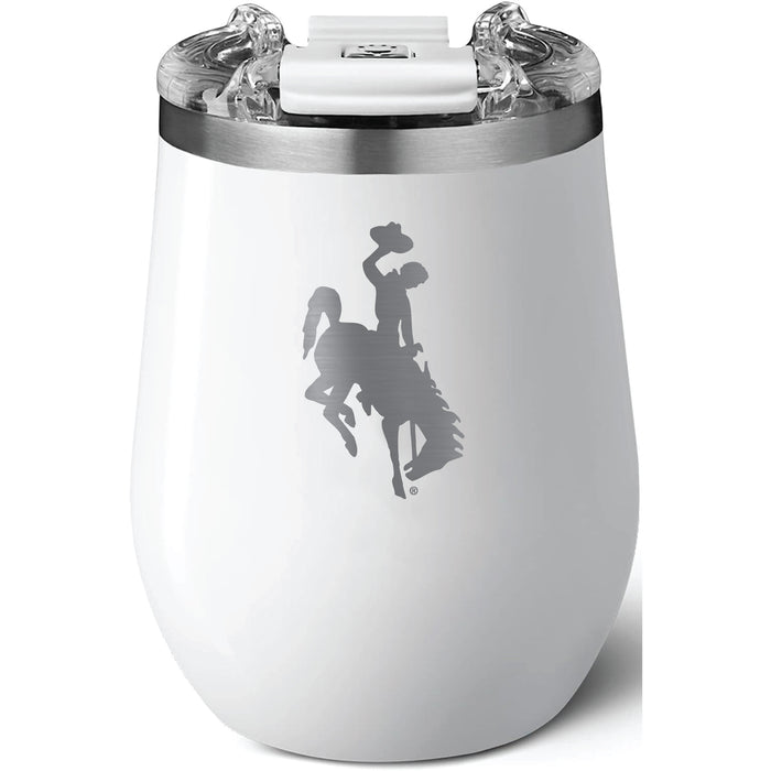 Brumate Uncorkd XL Wine Tumbler with Wyoming Cowboys Primary Logo