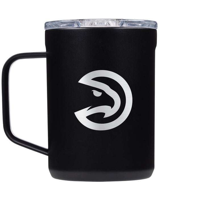 Corkcicle Coffee Mug with Atlanta Hawks Etched Primary Logo