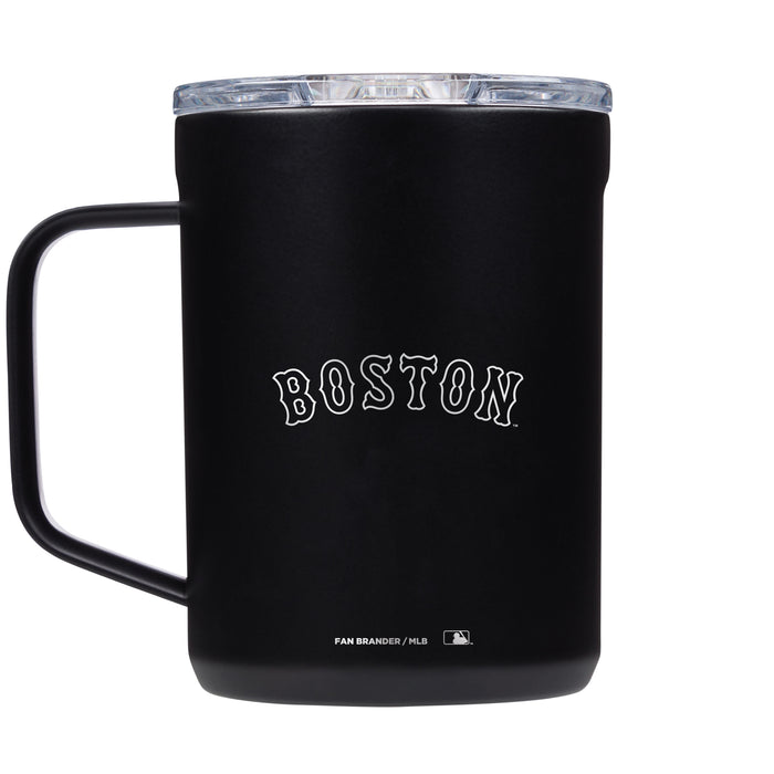 Corkcicle Coffee Mug with Boston Red Sox Etched Wordmark Logo