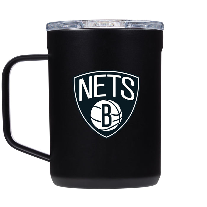 Corkcicle Coffee Mug with Brooklyn Nets Primary Logo