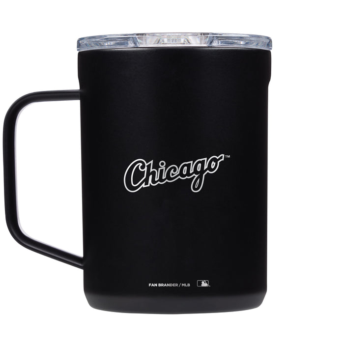 Corkcicle Coffee Mug with Chicago White Sox Etched Wordmark Logo