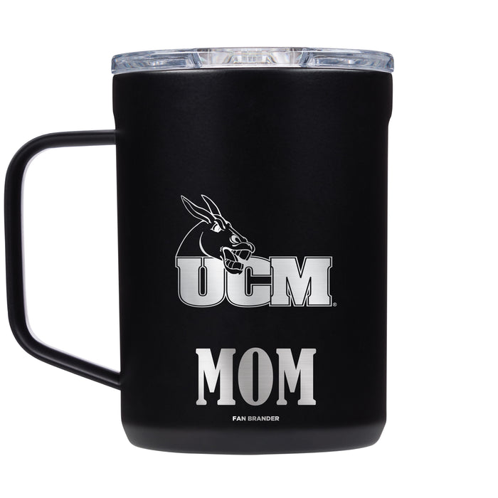Corkcicle Coffee Mug with Central Missouri Mules Mom and Primary Logo