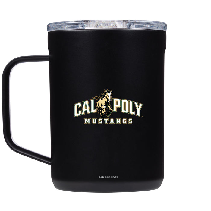 Corkcicle Coffee Mug with Cal Poly Mustangs Primary Logo