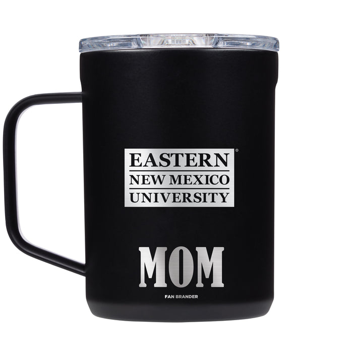 Corkcicle Coffee Mug with Eastern New Mexico Greyhounds Mom and Primary Logo