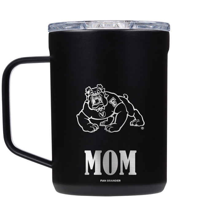 Corkcicle Coffee Mug with Fresno State Bulldogs Mom and Primary Logo