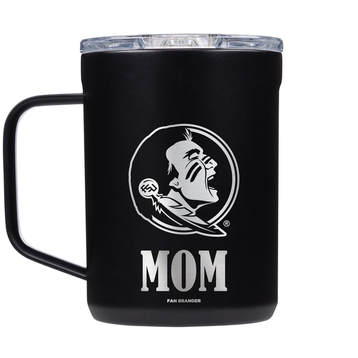 Corkcicle Coffee Mug with Florida State Seminoles Mom and Primary Logo
