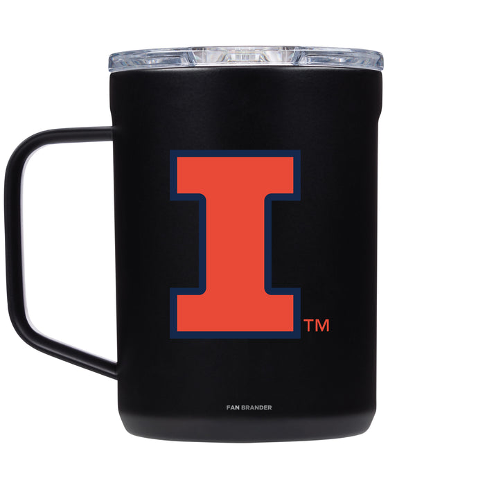 Corkcicle Coffee Mug with Illinois Fighting Illini Primary Logo