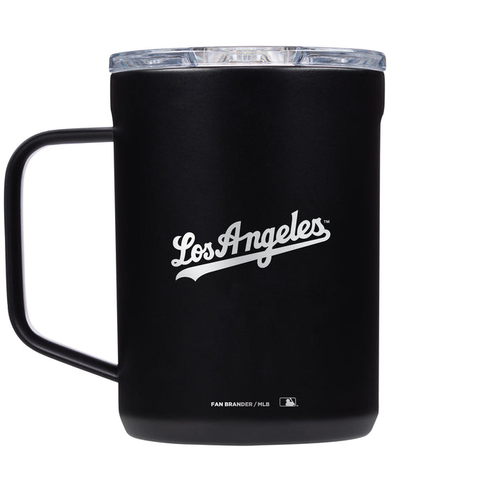 Corkcicle Coffee Mug with Los Angeles Dodgers Etched Wordmark Logo