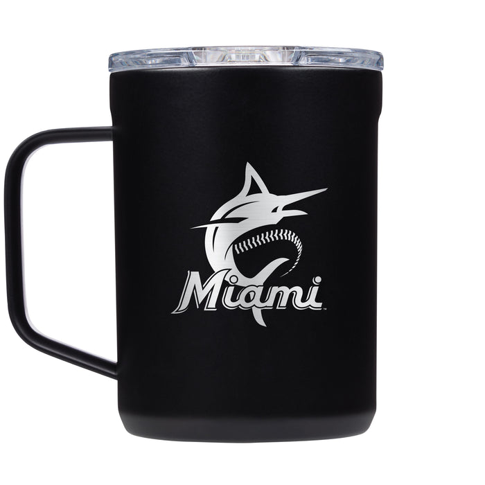 Corkcicle Coffee Mug with Miami Marlins Primary Logo