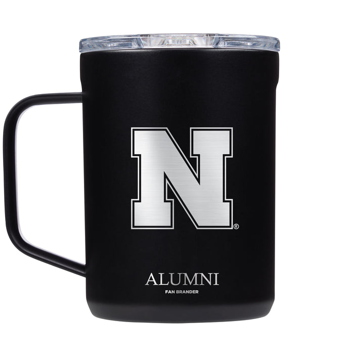Corkcicle Coffee Mug with Nebraska Cornhuskers Alumni Primary Logo