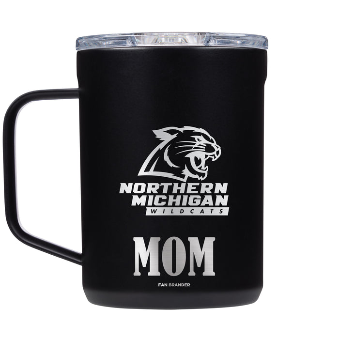 Corkcicle Coffee Mug with Northern Michigan University Wildcats Mom and Primary Logo
