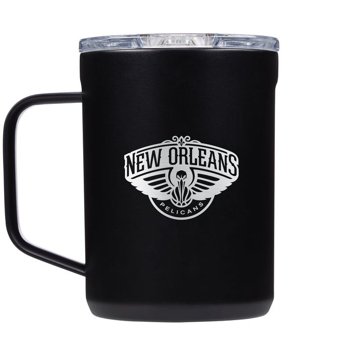 Corkcicle Coffee Mug with New Orleans Pelicans Etched Primary Logo