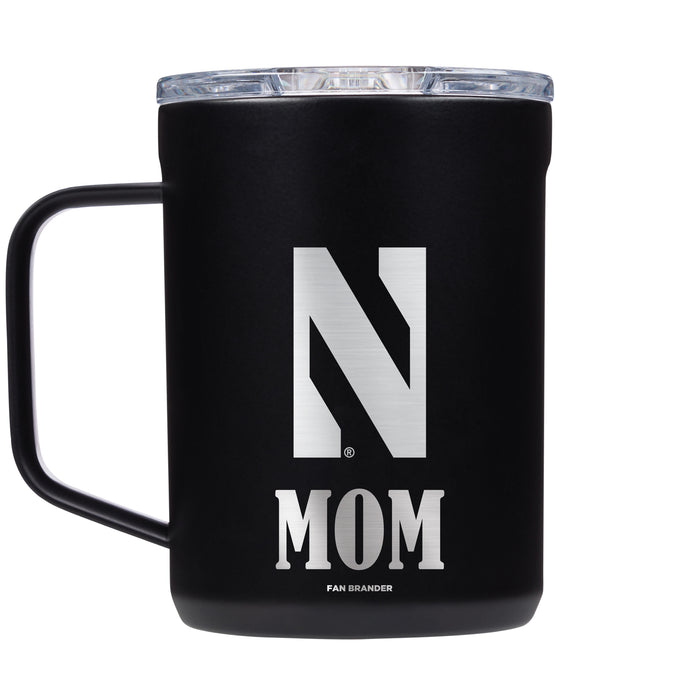 Corkcicle Coffee Mug with Northwestern Wildcats Mom and Primary Logo