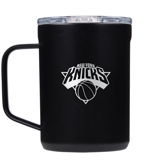 Corkcicle Coffee Mug with New York Knicks Etched Primary Logo