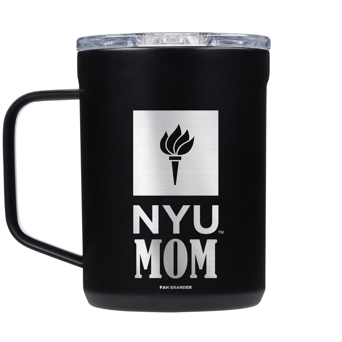 Corkcicle Coffee Mug with NYU Mom and Primary Logo