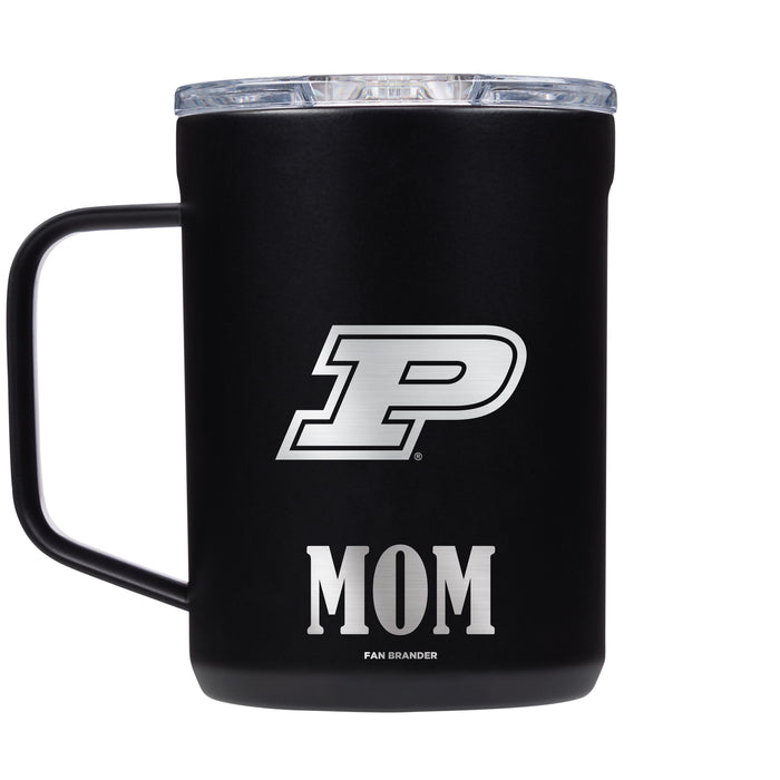 Corkcicle Coffee Mug with Purdue Boilermakers Mom and Primary Logo